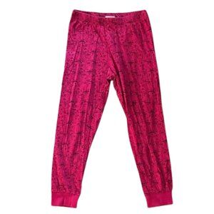 MOOMIN Pink Patterned Pajama Pants girls size 8 to 10 years old